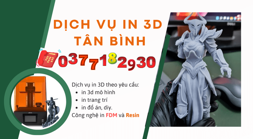 Dịch vụ in nhựa 3D tại Quận Tân Bình