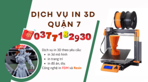 Dịch vụ in nhựa 3D tại quận 7