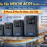 Biến Tần AC01 Series (0.75kW – 7.5kW) – Giải Pháp Điều Khiển Động Cơ 1 Pha & 3 Pha Ổn Định, Giá Tốt